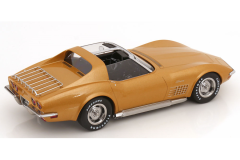 Chevrolet Corvette C3 mit abnehmbaren Dachteilen und Sidepipes 1972 goldmetallic| KK-Scale | 1:18